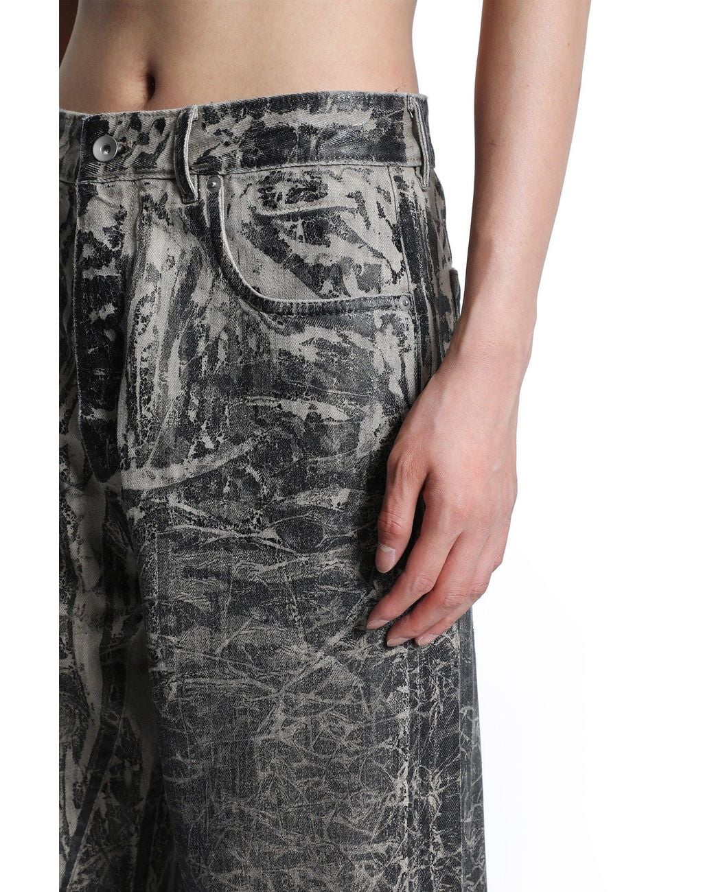 Rick Owens Concordians Geth Jeans in Black for Men | Lyst