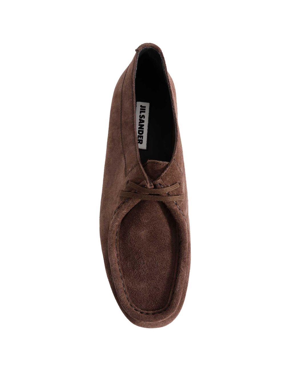 Jil Sander Brown Hood Lace-Up Shoe