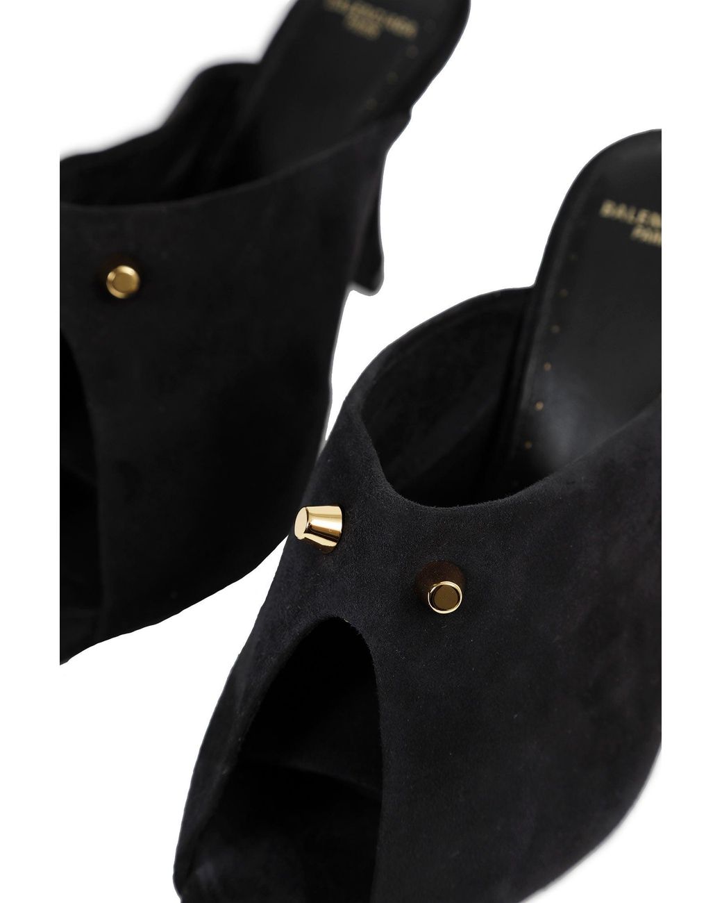 Balenciaga Black Midnight City Mules