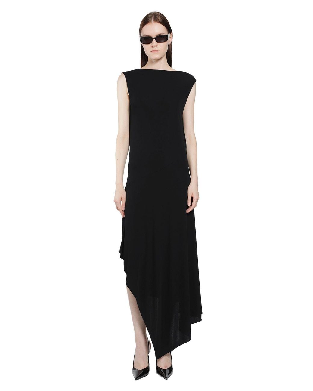 Alaïa Black Backless Jersey Crepe Dress