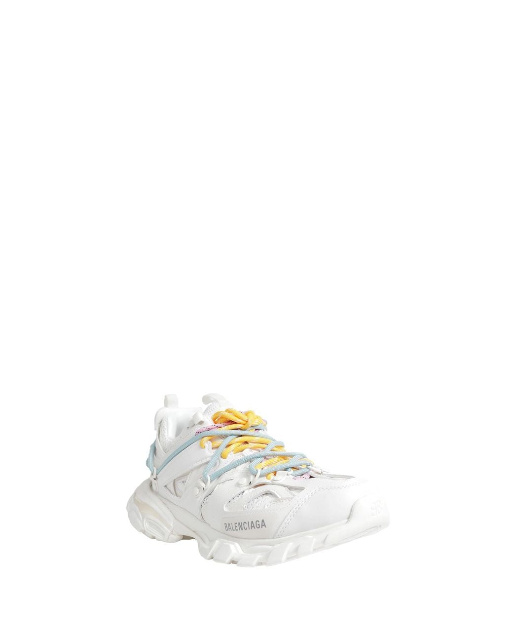 Balenciaga White Track Trail Laces Sneakers