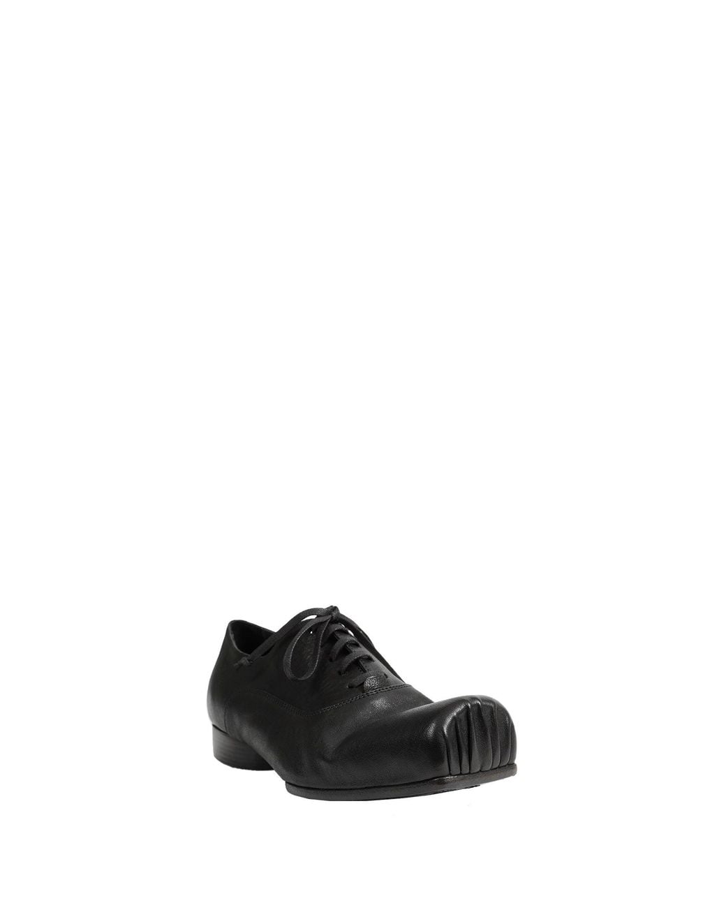 Uma Wang Black Ballet Derby Shoes