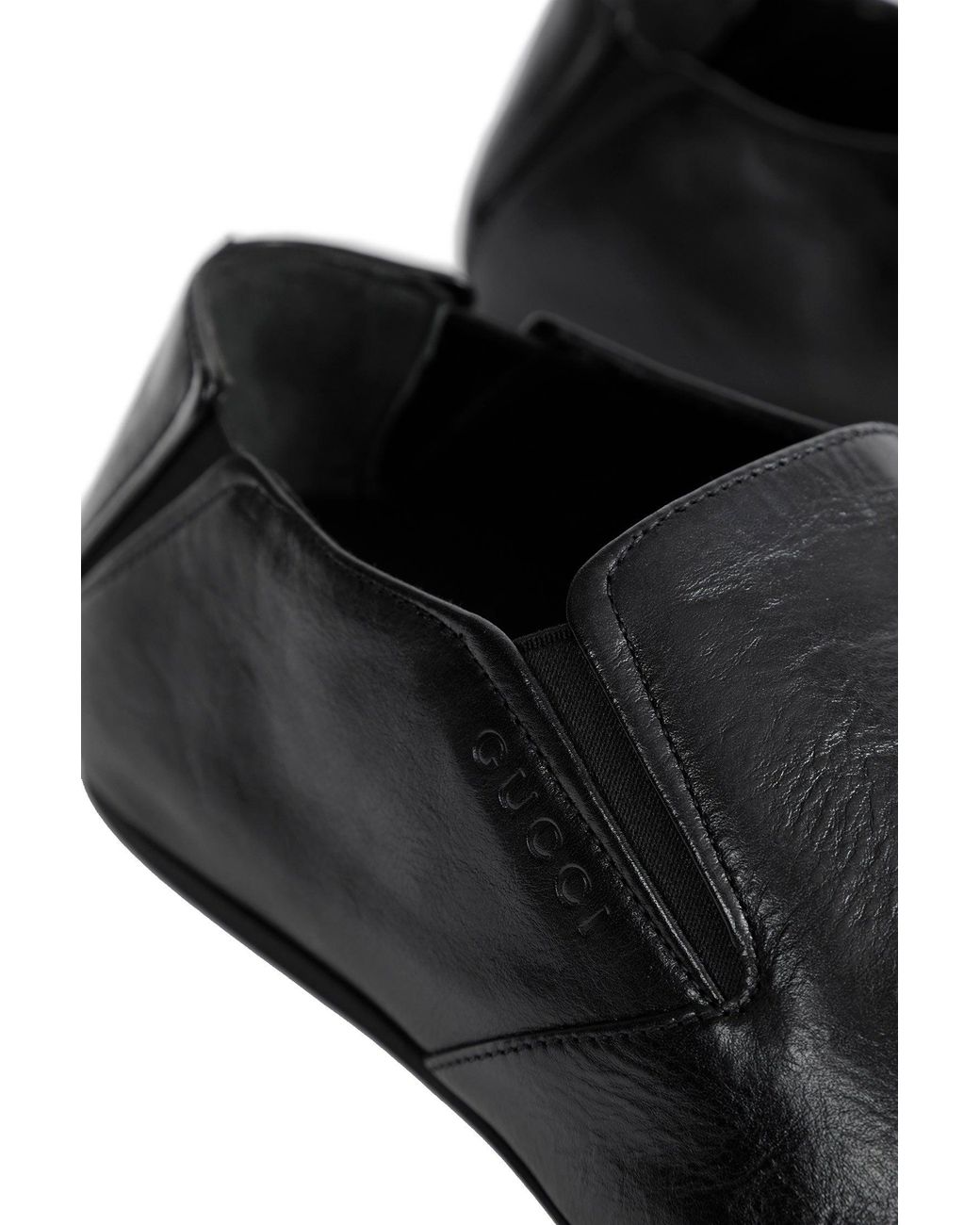 Gucci Black Cupertino Loafers for men