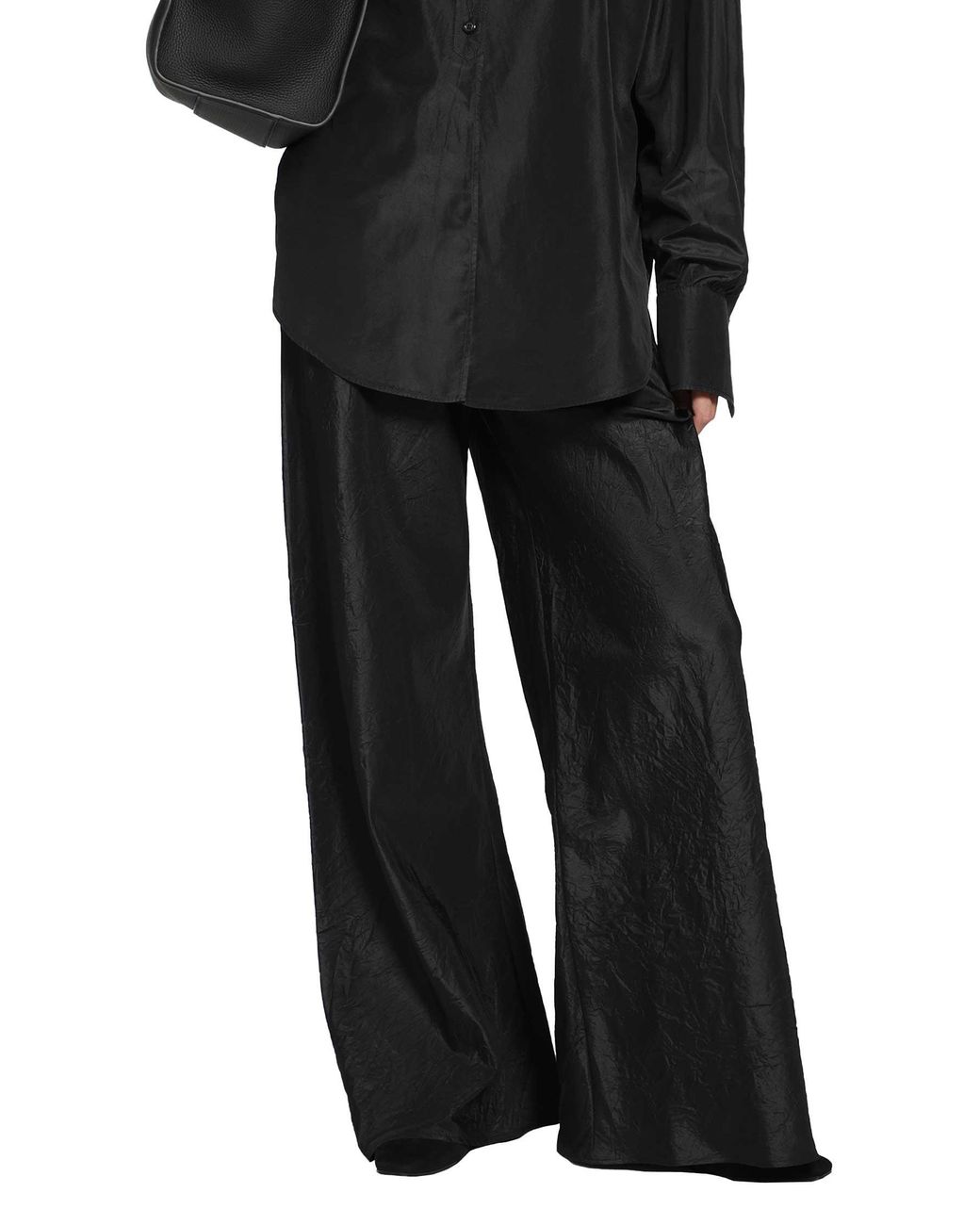 The Row Black Gala Pants