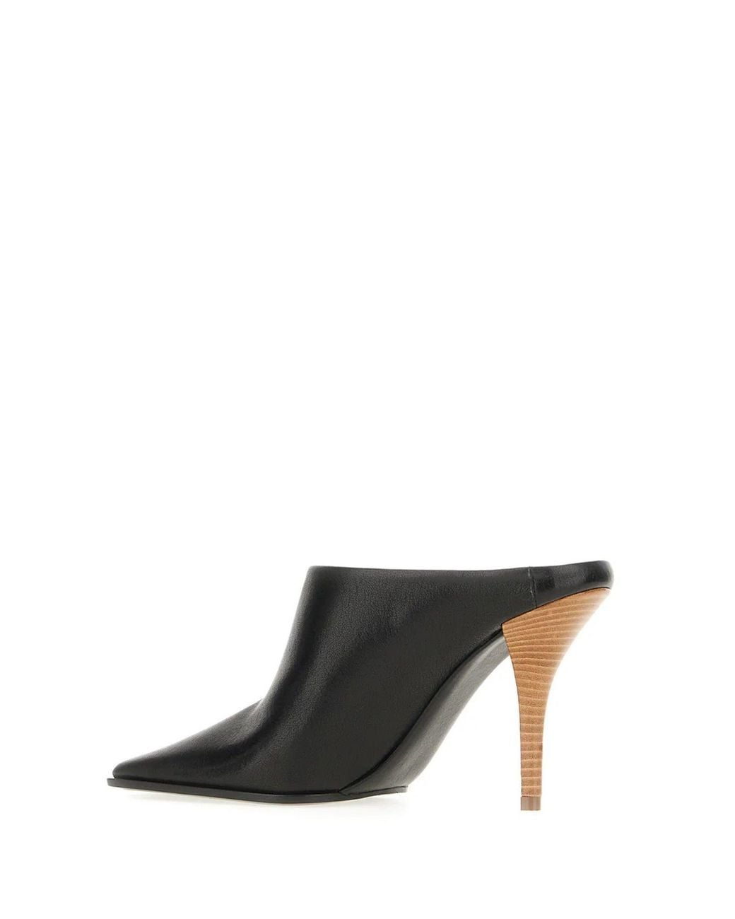 Alaïa Black Leather 90 Mules