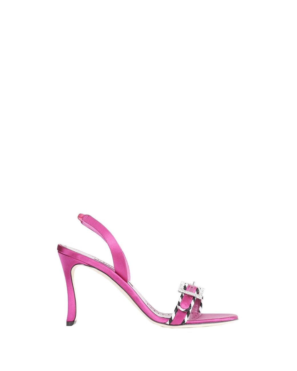 Manolo Blahnik Pink Sumbasan Sandals 090