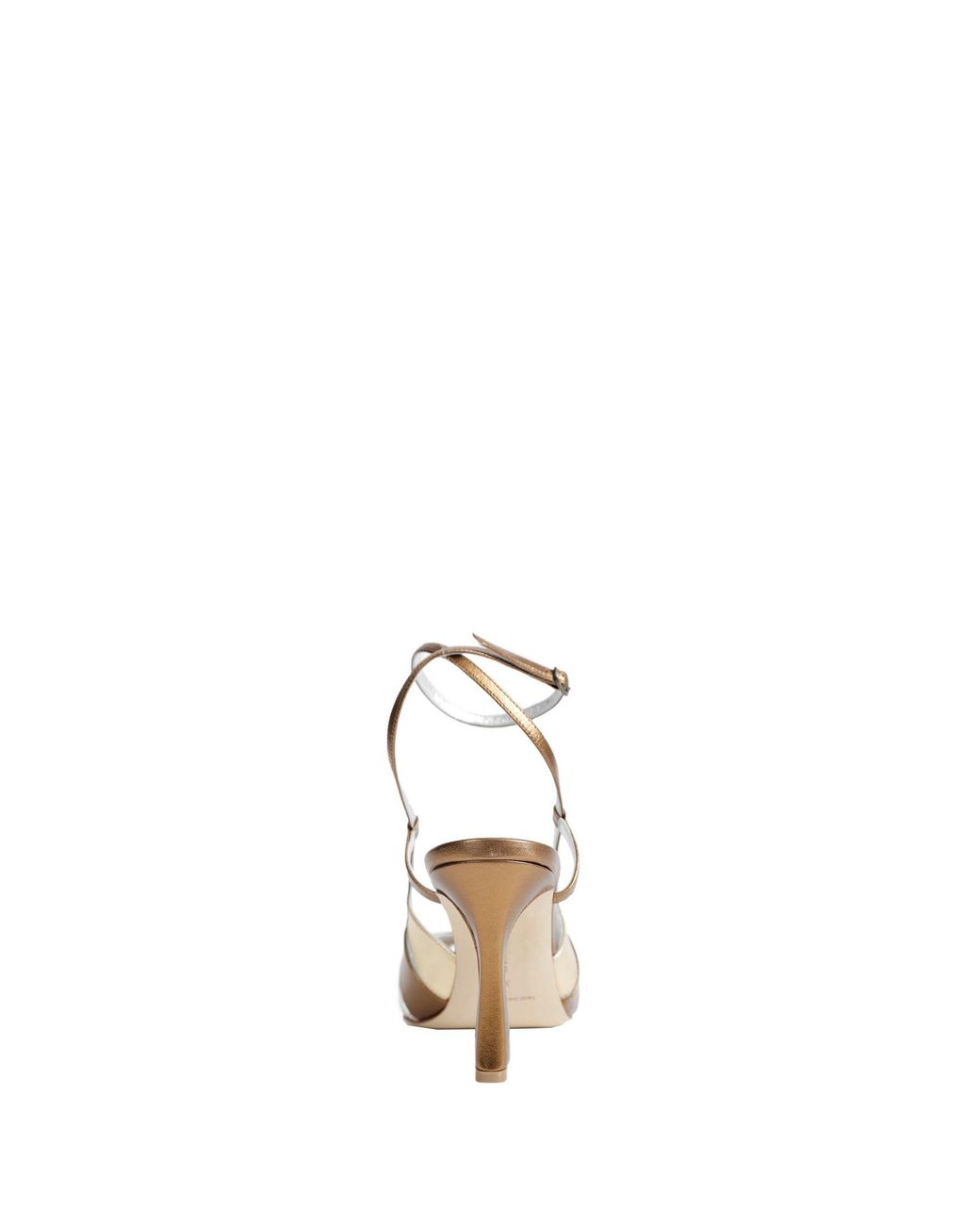 Manolo Blahnik Metallic Coludadhi Sandals