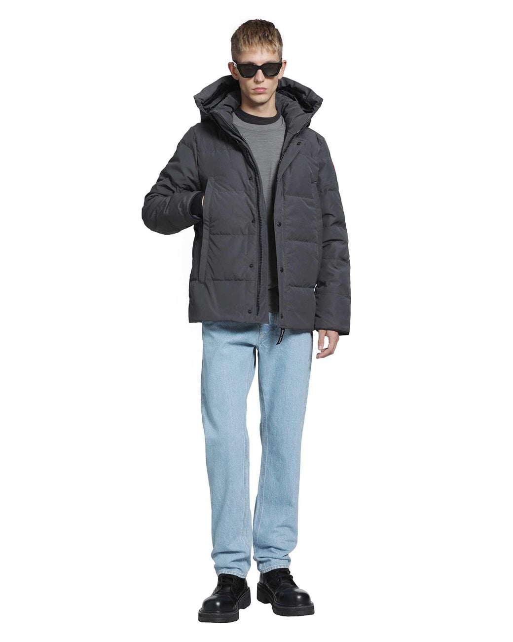 Canada Goose Gray Wyndham Parka for men