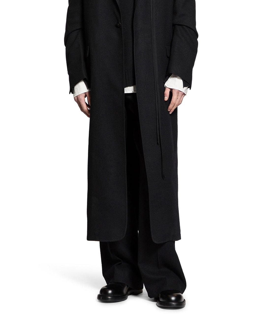Ann Demeulemeester Black Gaspar Flared Leg Comfort Trousers for men