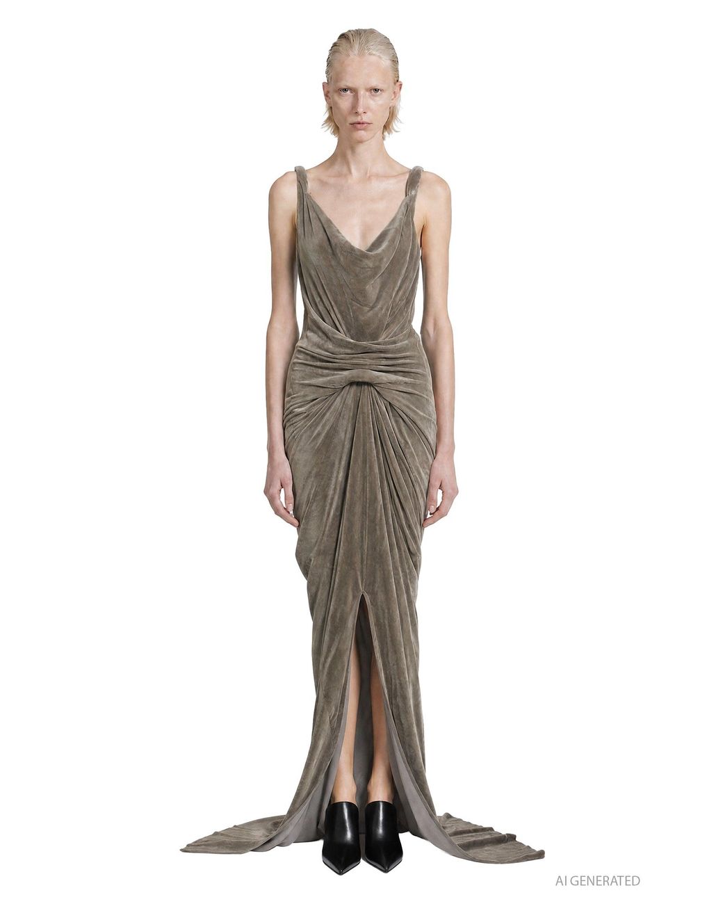 Rick Owens Natural Tower Strutter Dress