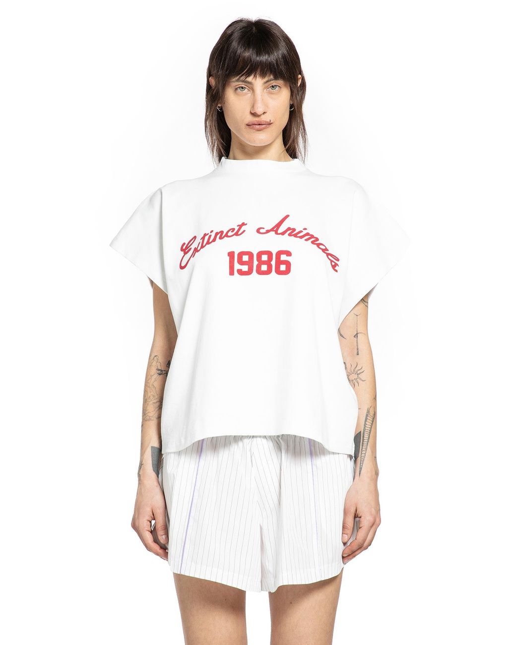 Ssheena White Sheena Extinct Animals T-Shirt