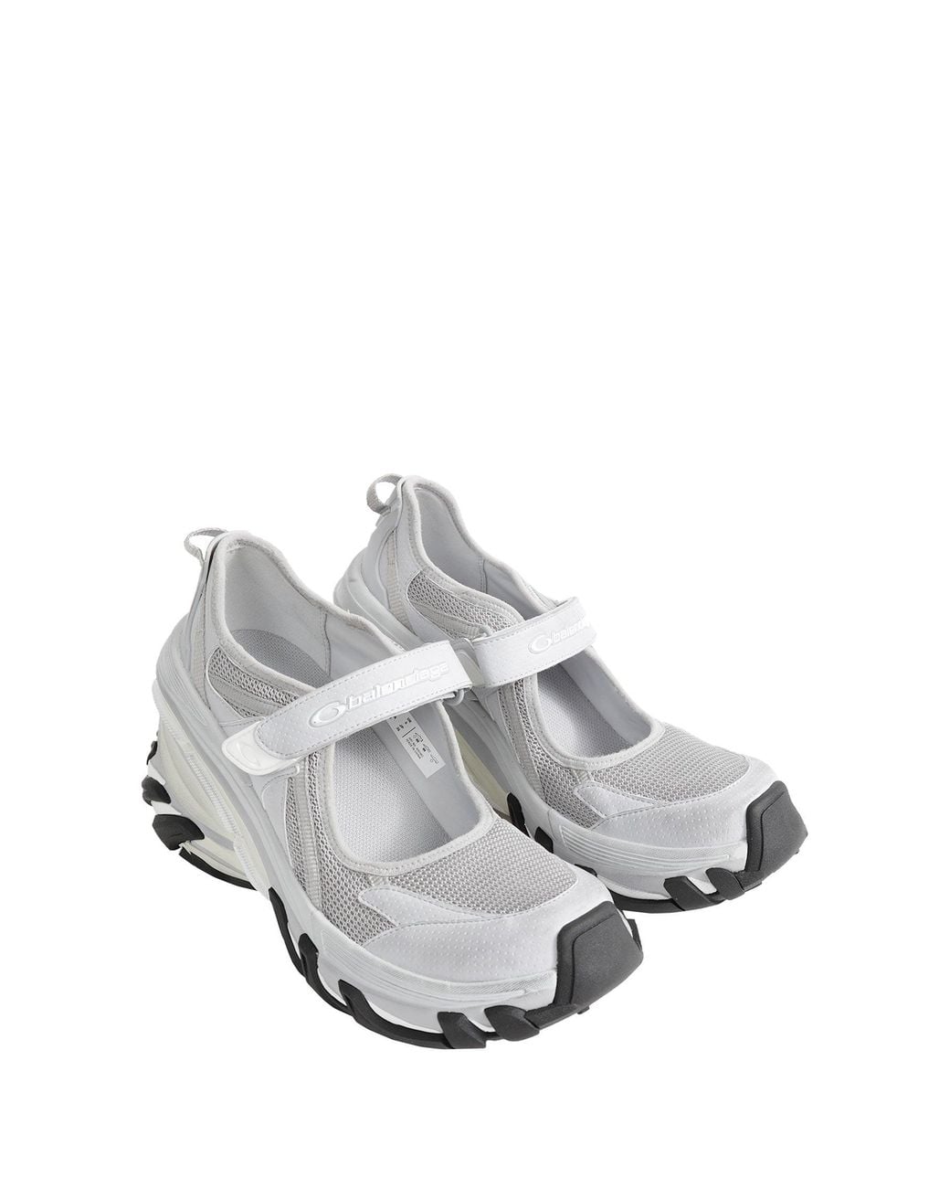 Balenciaga White Hydra Mary Jane Sneakers