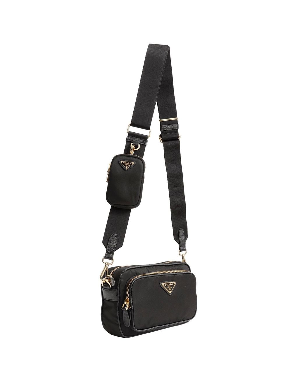 Prada Black Re-Nylon Mini Shoulder Bag