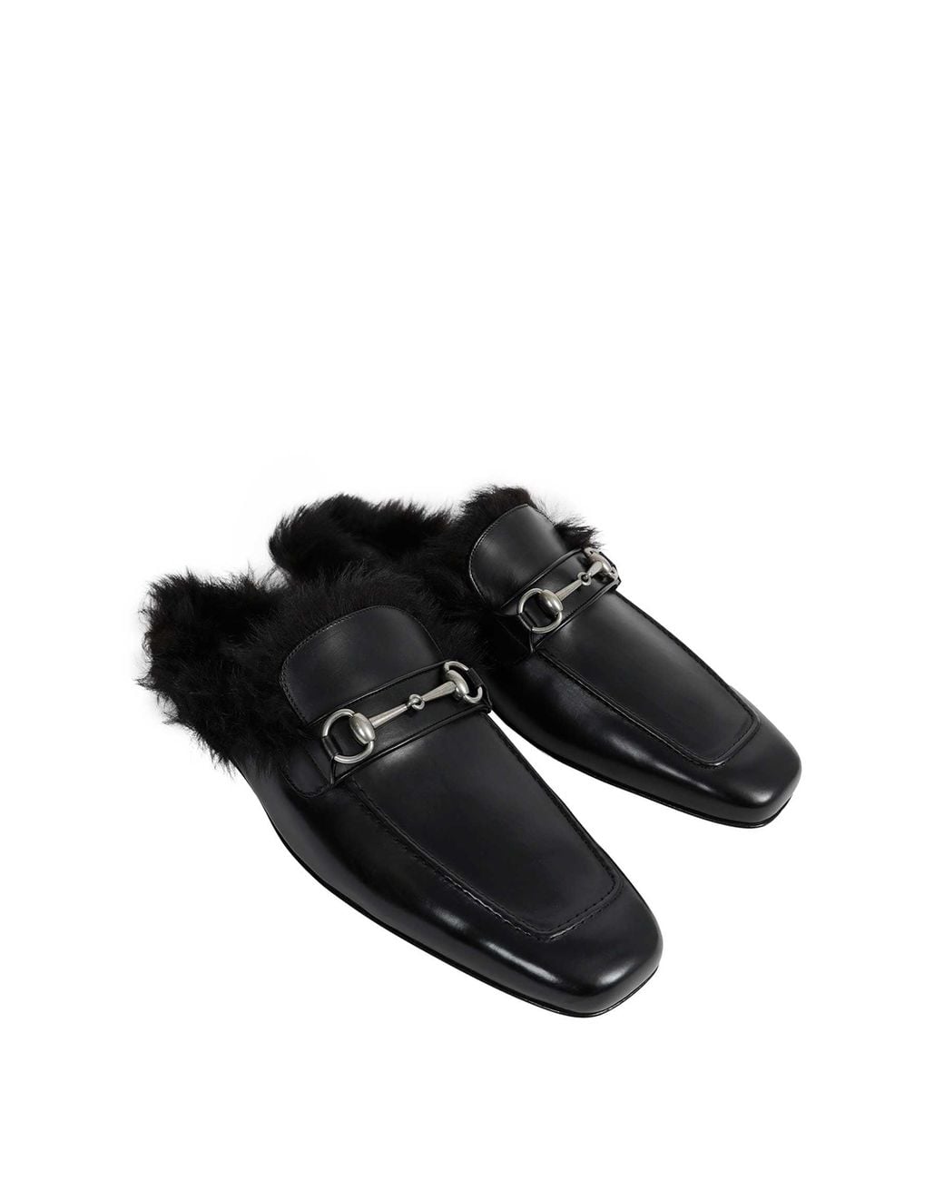 Gucci Black Horsebit Slipper for men