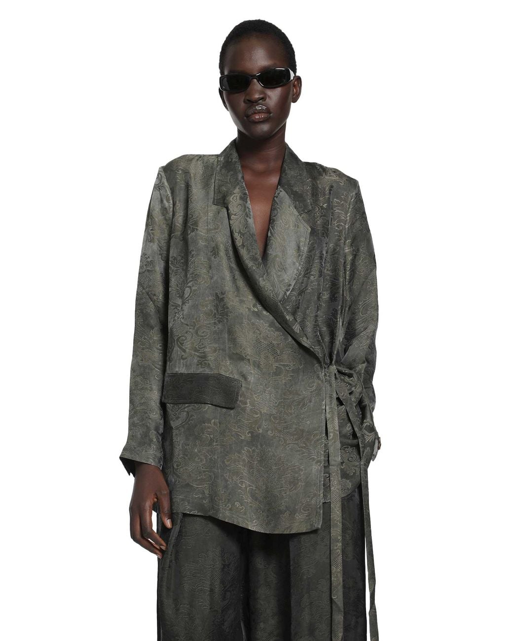 Uma Wang Gray Khloe Jacket