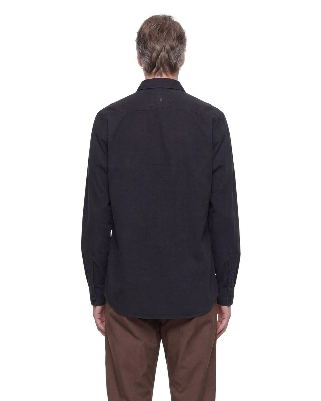 White Sand Blue Cotton Overshirt for men