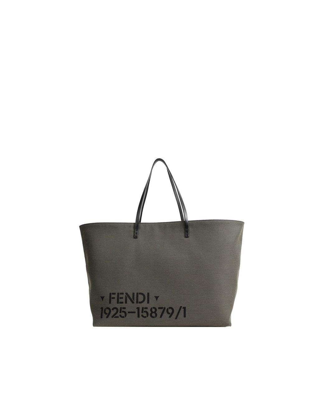 Fendi Gray Large Roll Bag for men