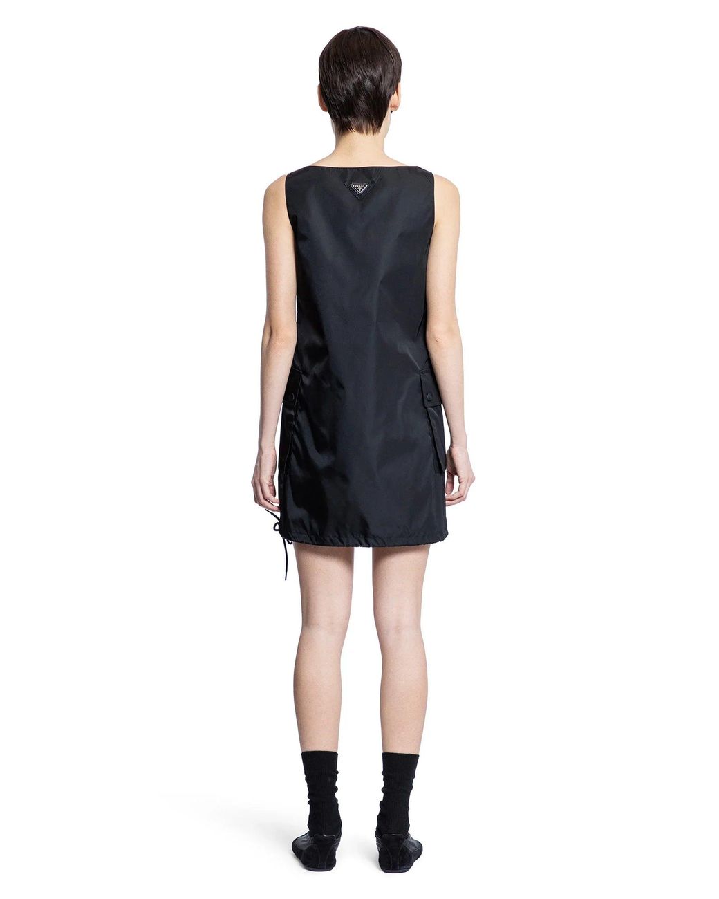 Prada Blue Re-Nylon Mini Dress