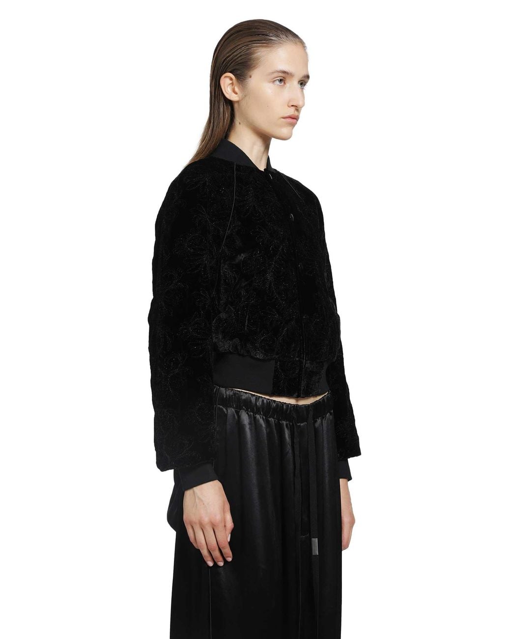 Ann Demeulemeester Black Arya Bomber