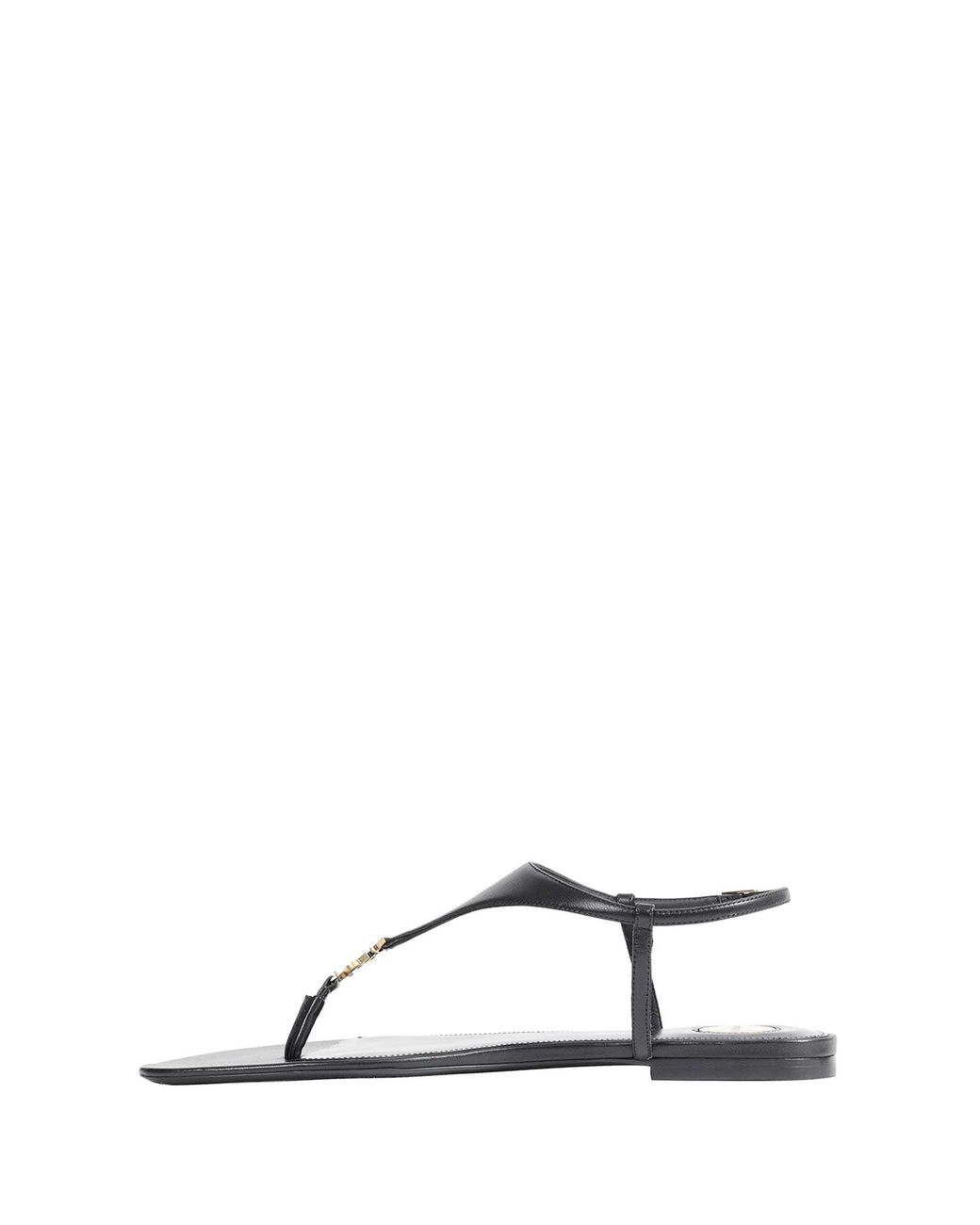 Saint Laurent Brown Cassandra Sandals