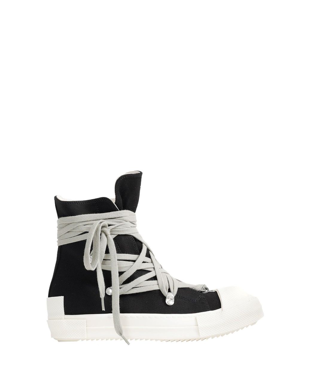Rick Owens Black Tower Megalace Sneaks for men
