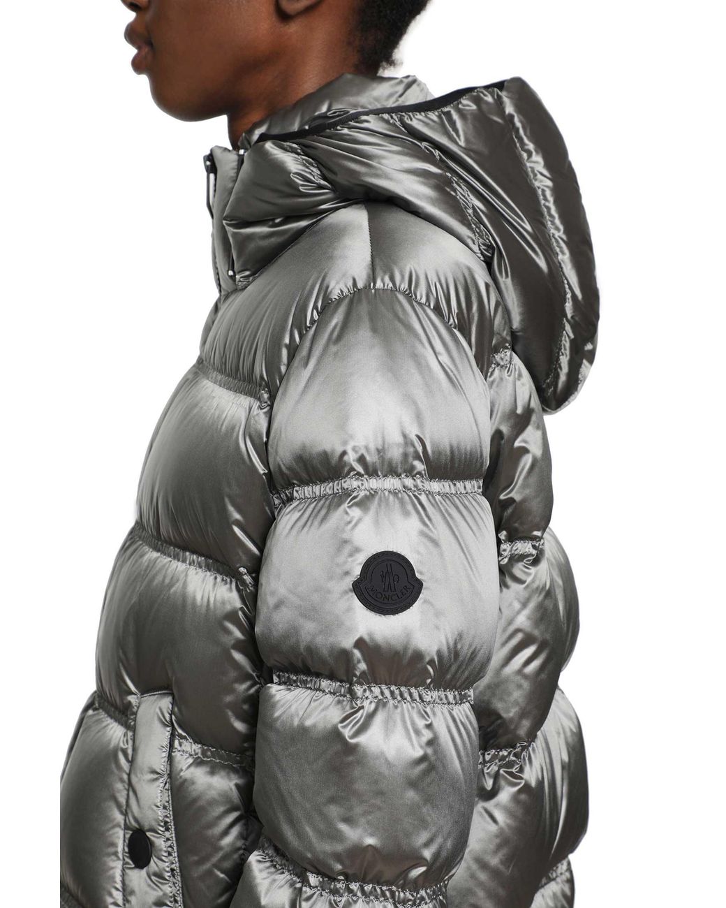 Moncler Gray Sensation Short Down Jacket