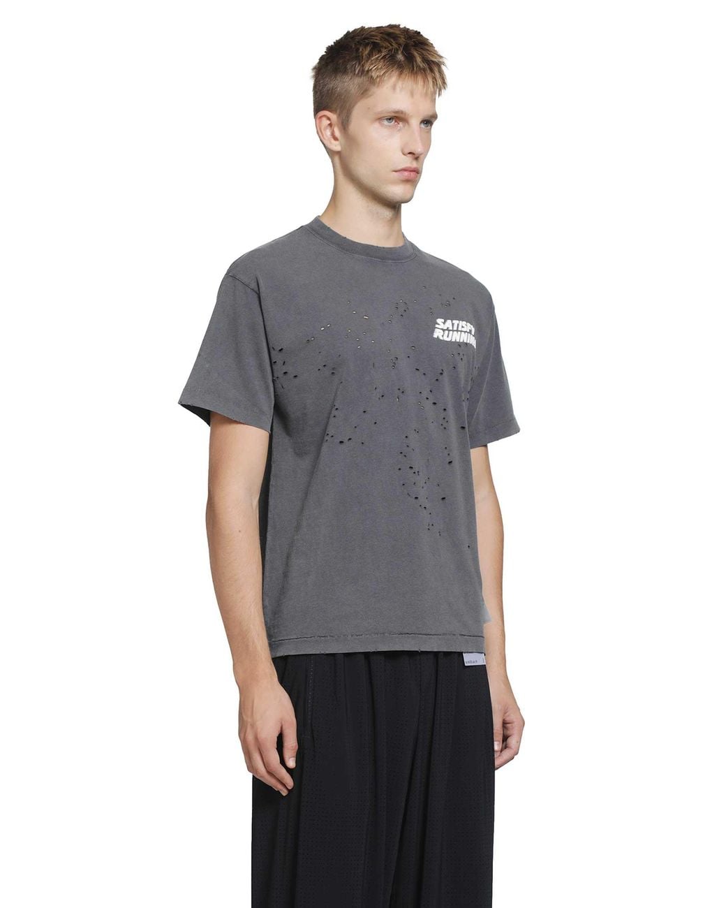 Satisfy Gray Mothtech T-Shirt for men