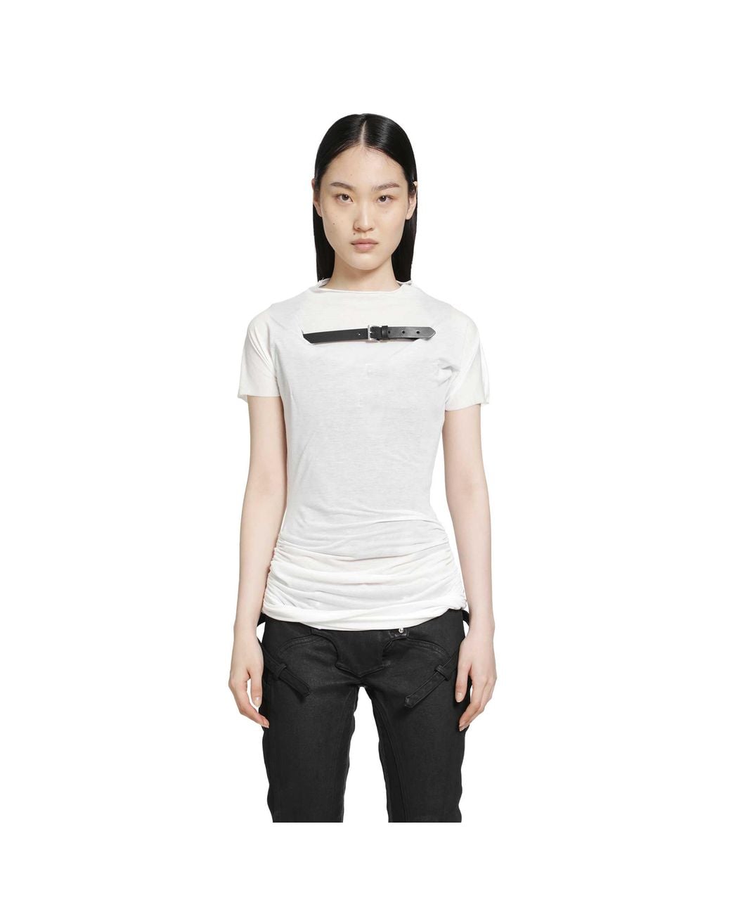 Dilara Findikoglu White Spell The Words T-Shirt
