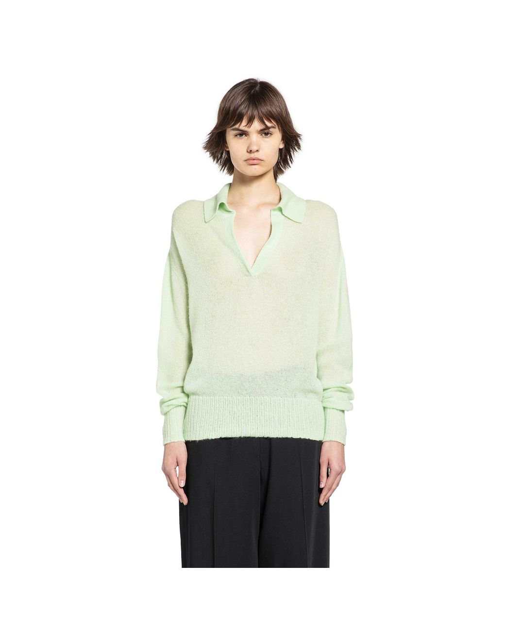 Tom Ford Green Oversized Knitted Sweater
