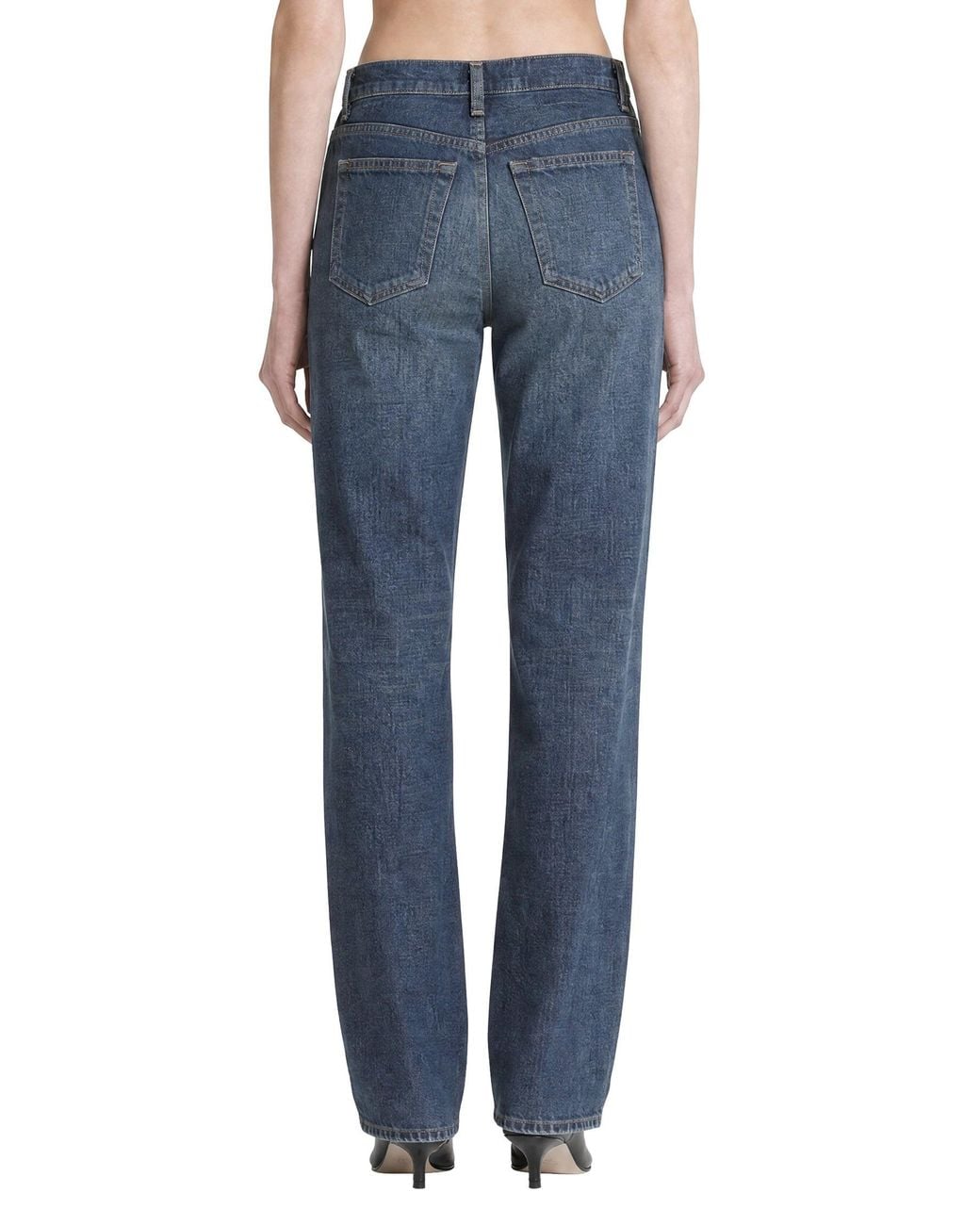 Totême  Blue Classic Slim Denim Jeans