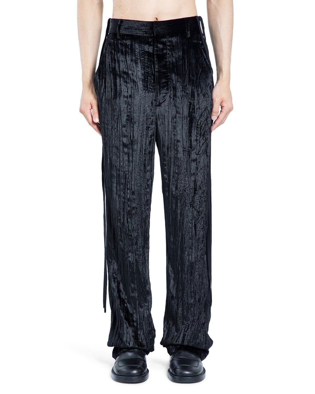 Ann Demeulemeester Blue Leon Trousers for men