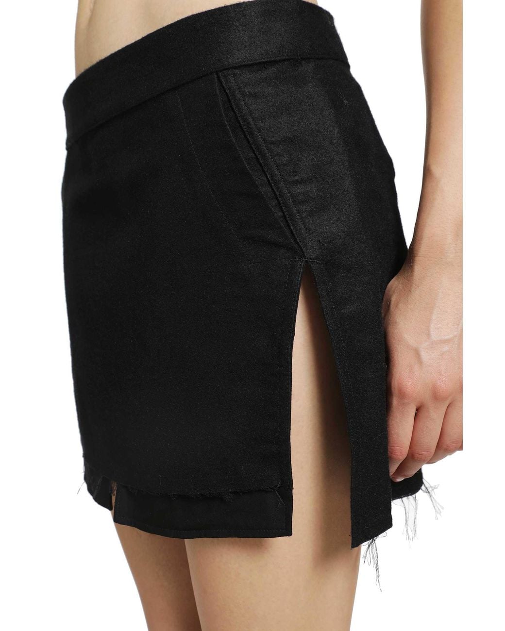 Rick Owens Black Tower Fog Cut Off Mini