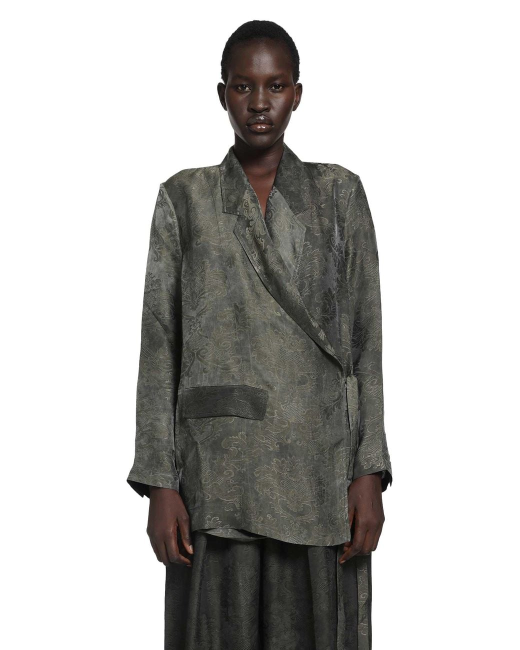 Uma Wang Gray Khloe Jacket