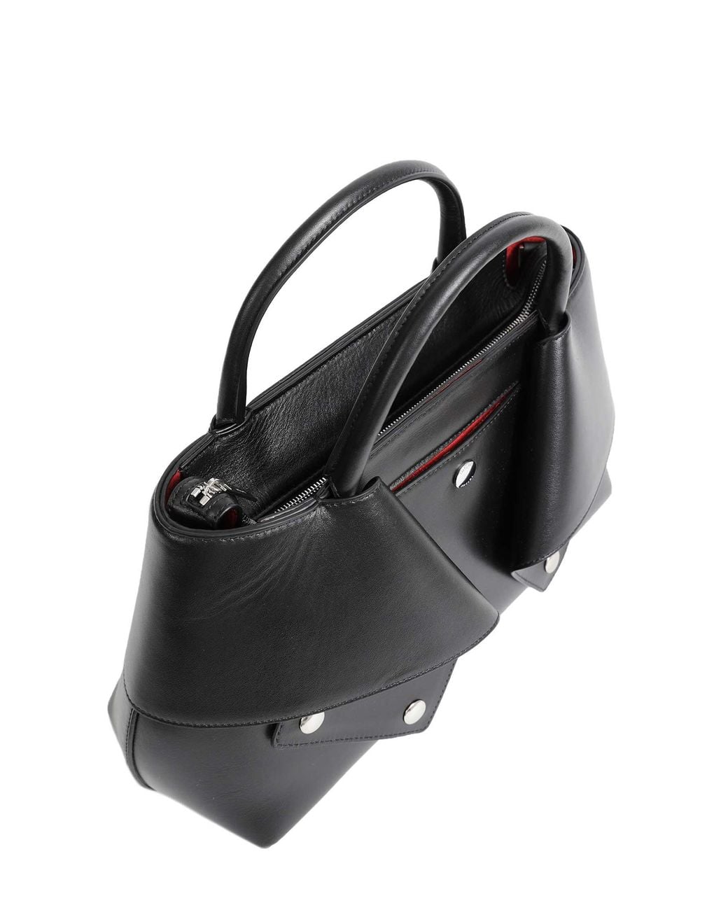 Totême Black Small Mercer Leather Tote