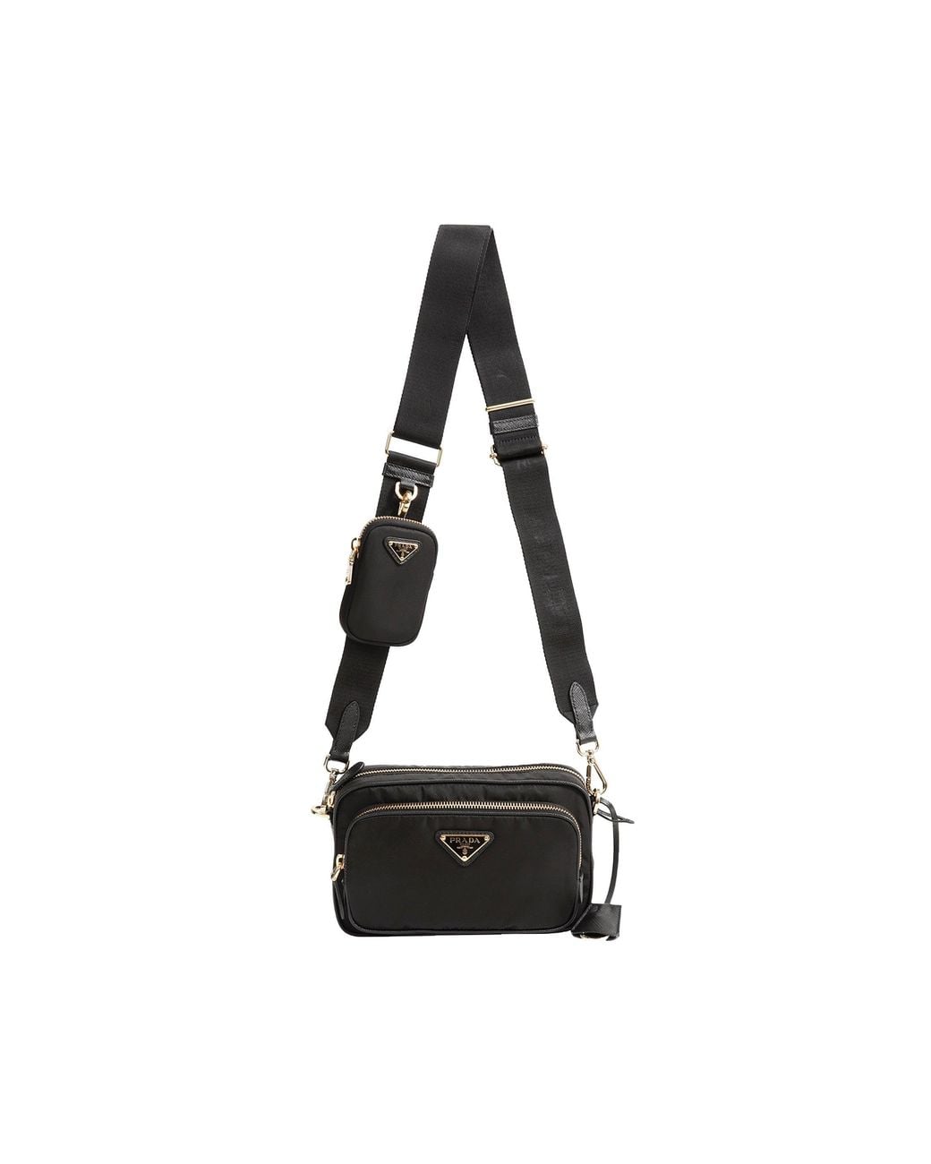 Prada Black Re-Nylon Mini Shoulder Bag