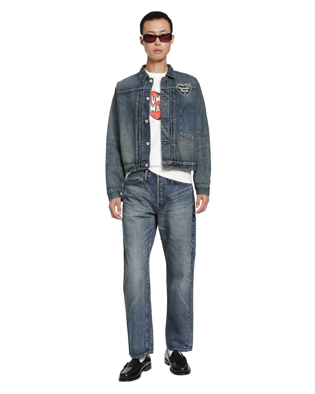 Human Made Blue Future Denim Work Jacket for men