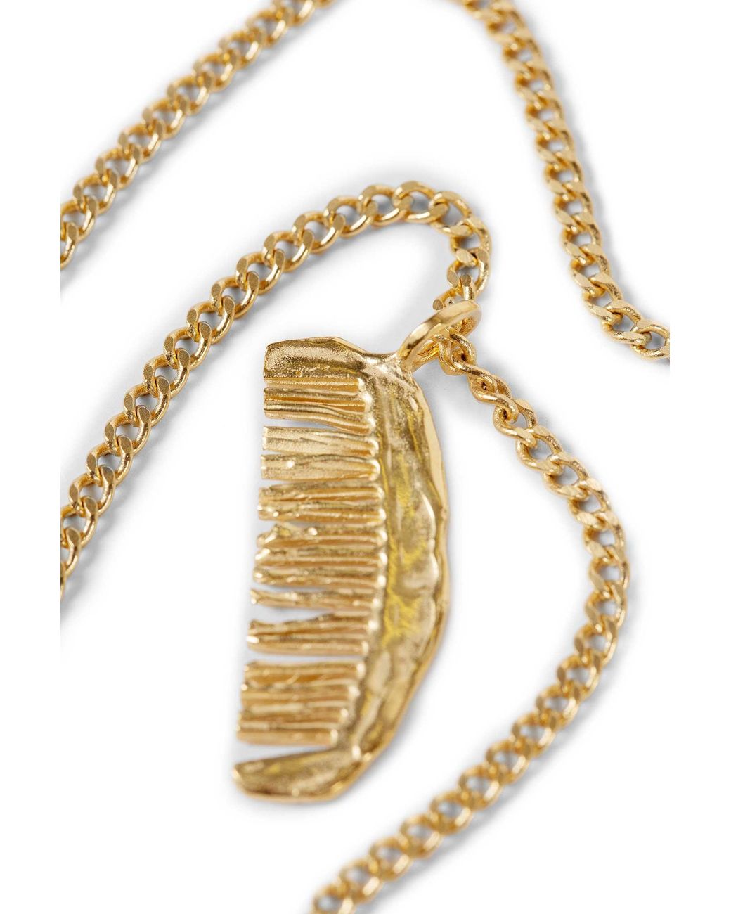 SIMUERO Metallic El Peine Necklace