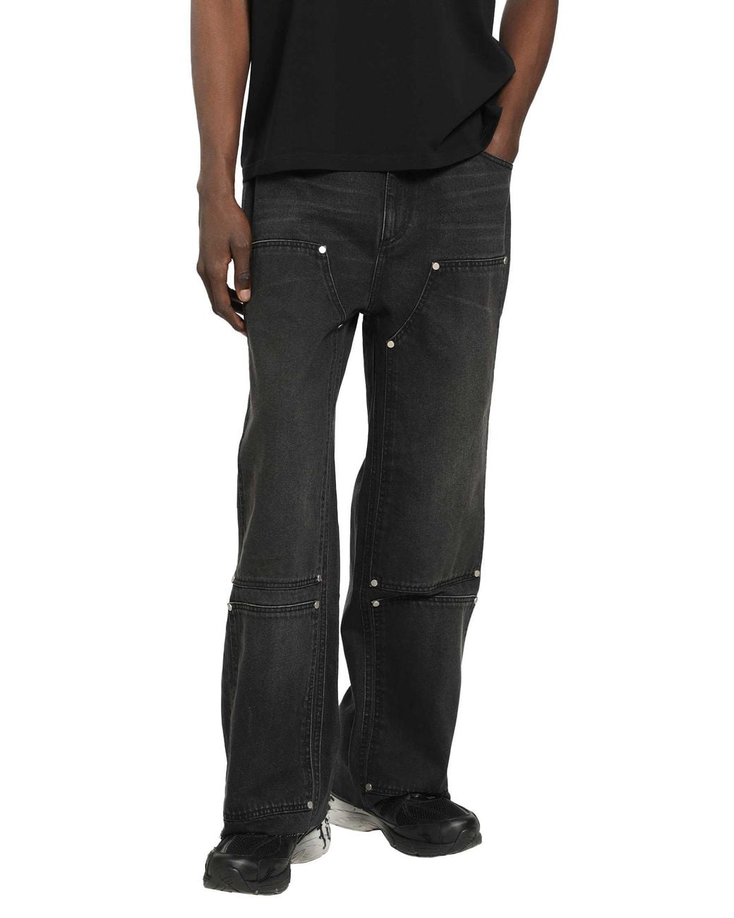 44 Label Group Black Jeans Da Lavoro Hpostar for men