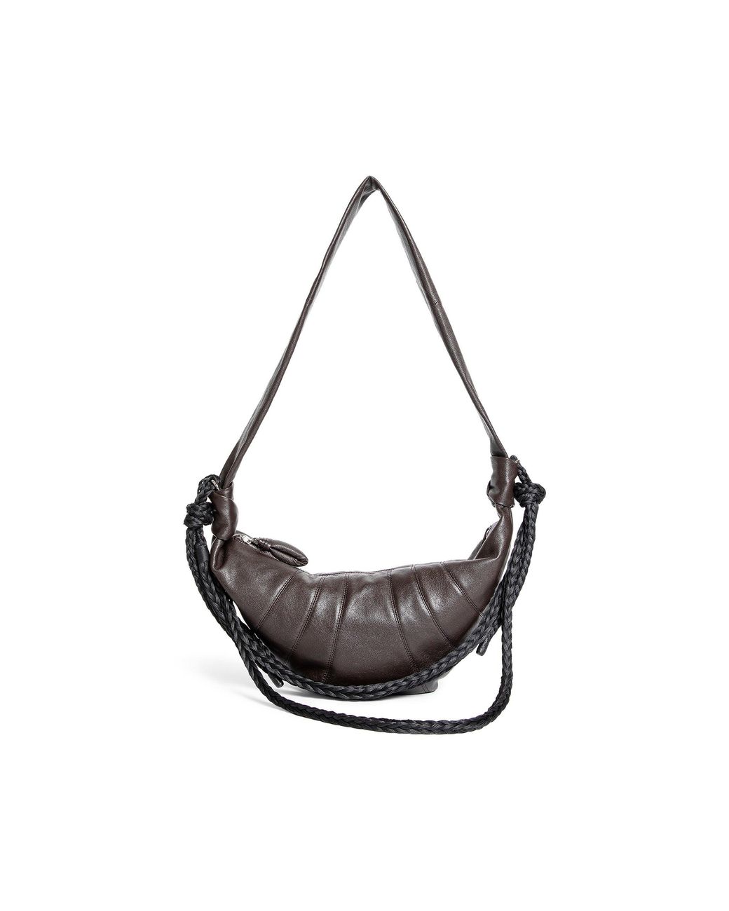 Lemaire Black Braid Medium Croissant Bag