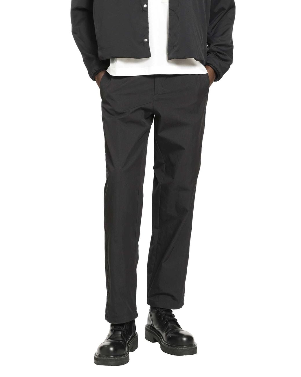 Laminar Black Nylon Pants for men