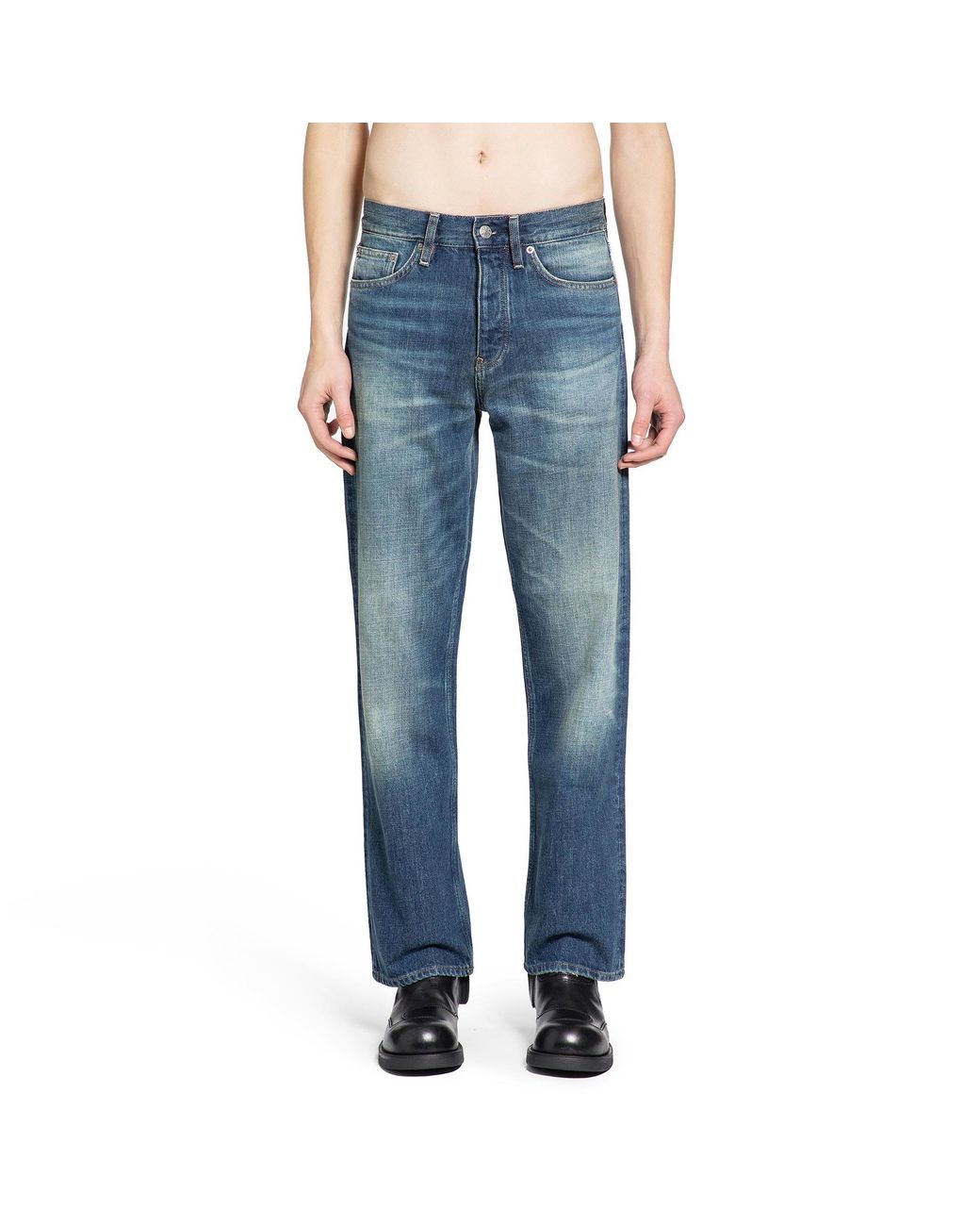 sunflower Blue Loose Jeans for men