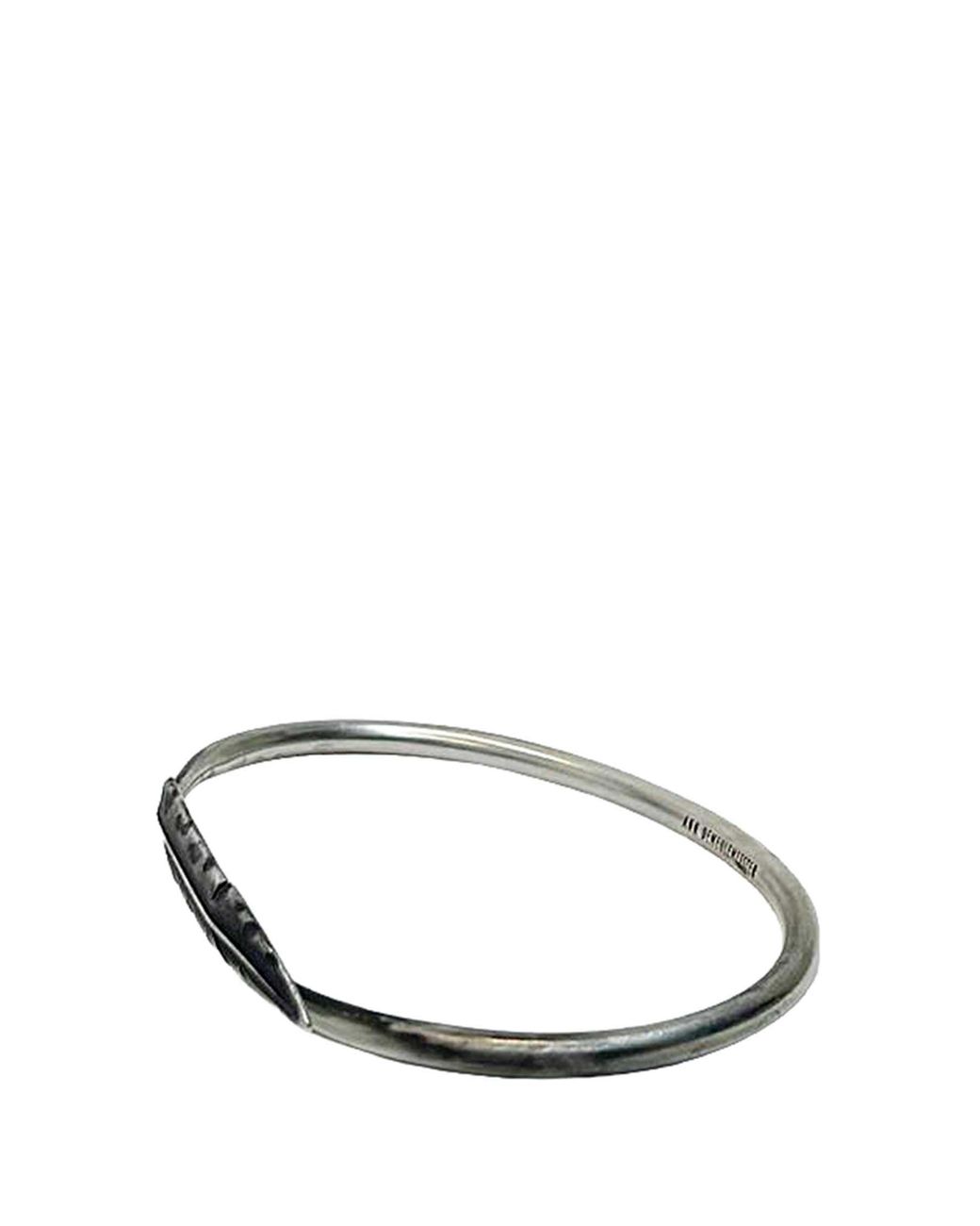 Ann Demeulemeester Metallic Dagvin Feather Bracelet