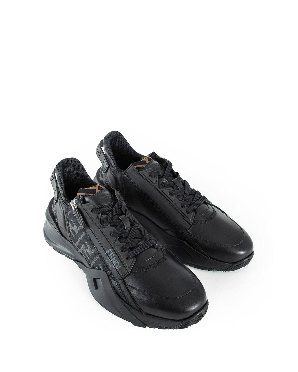 Fendi Black Flow Running Sneakers for men