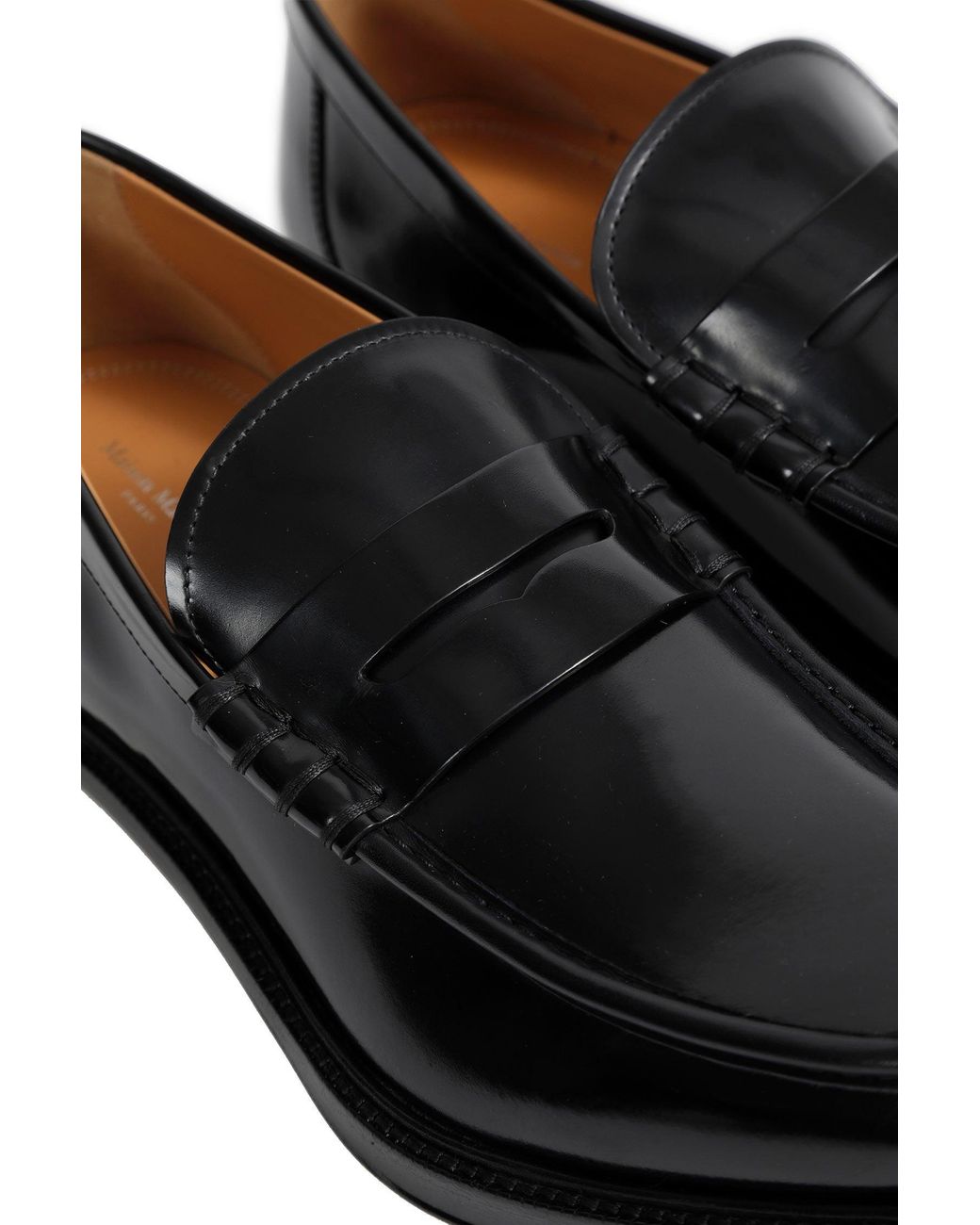 Maison Margiela Black Heel-Less Loafer for men