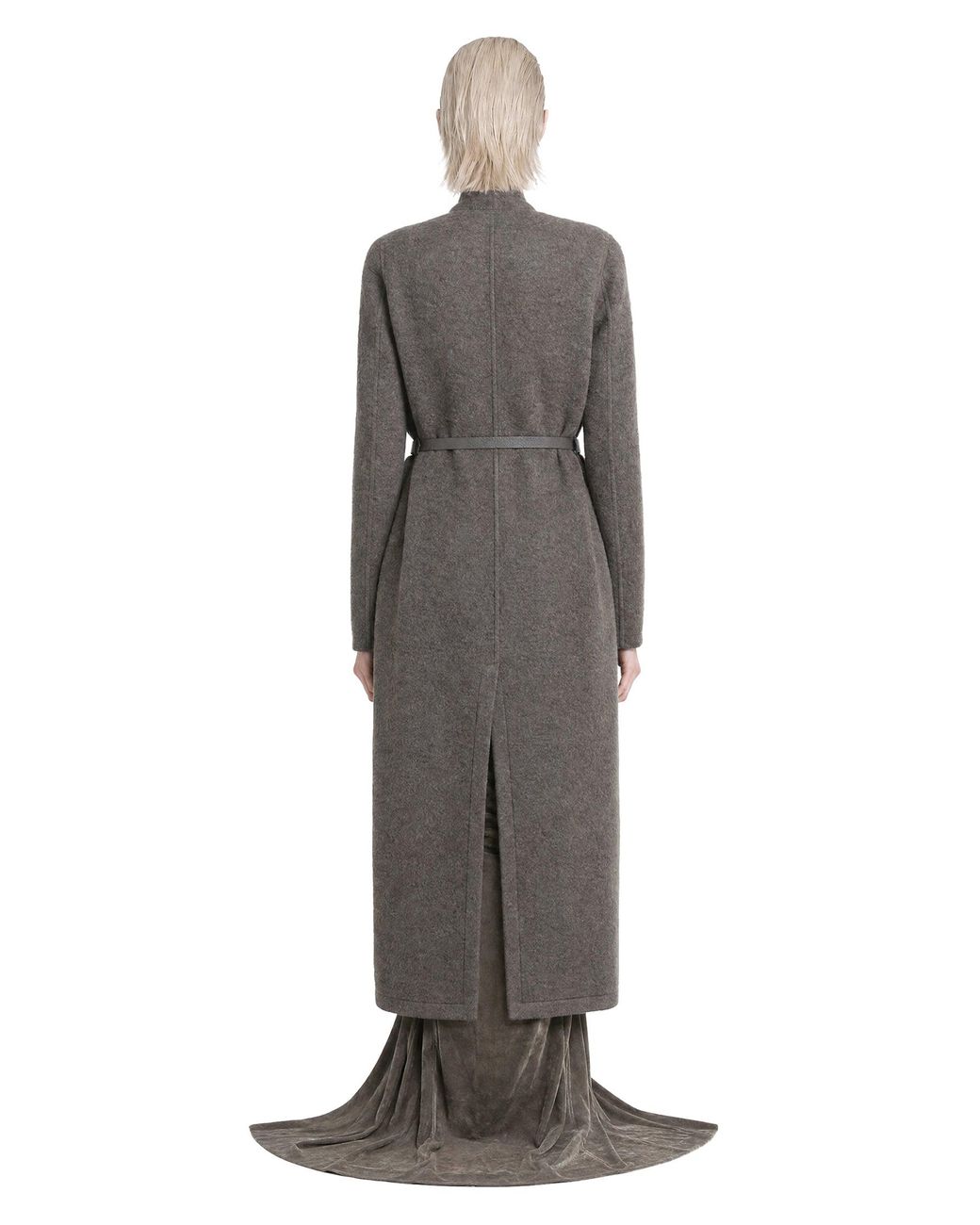 Rick Owens Gray Tower Lab Coat