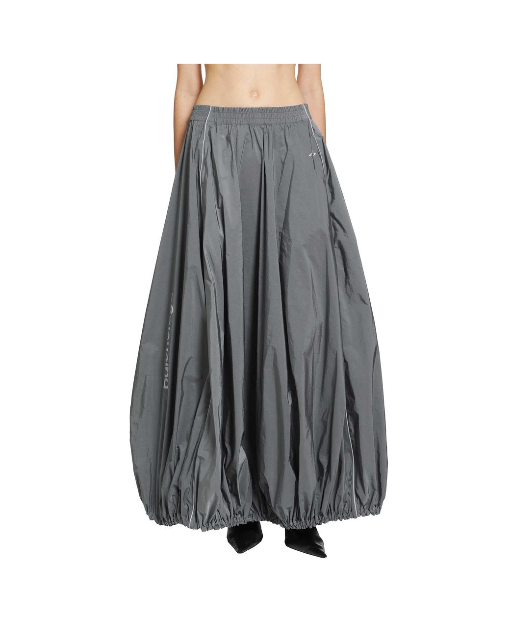 Balenciaga Gray Balloon Track Skirt