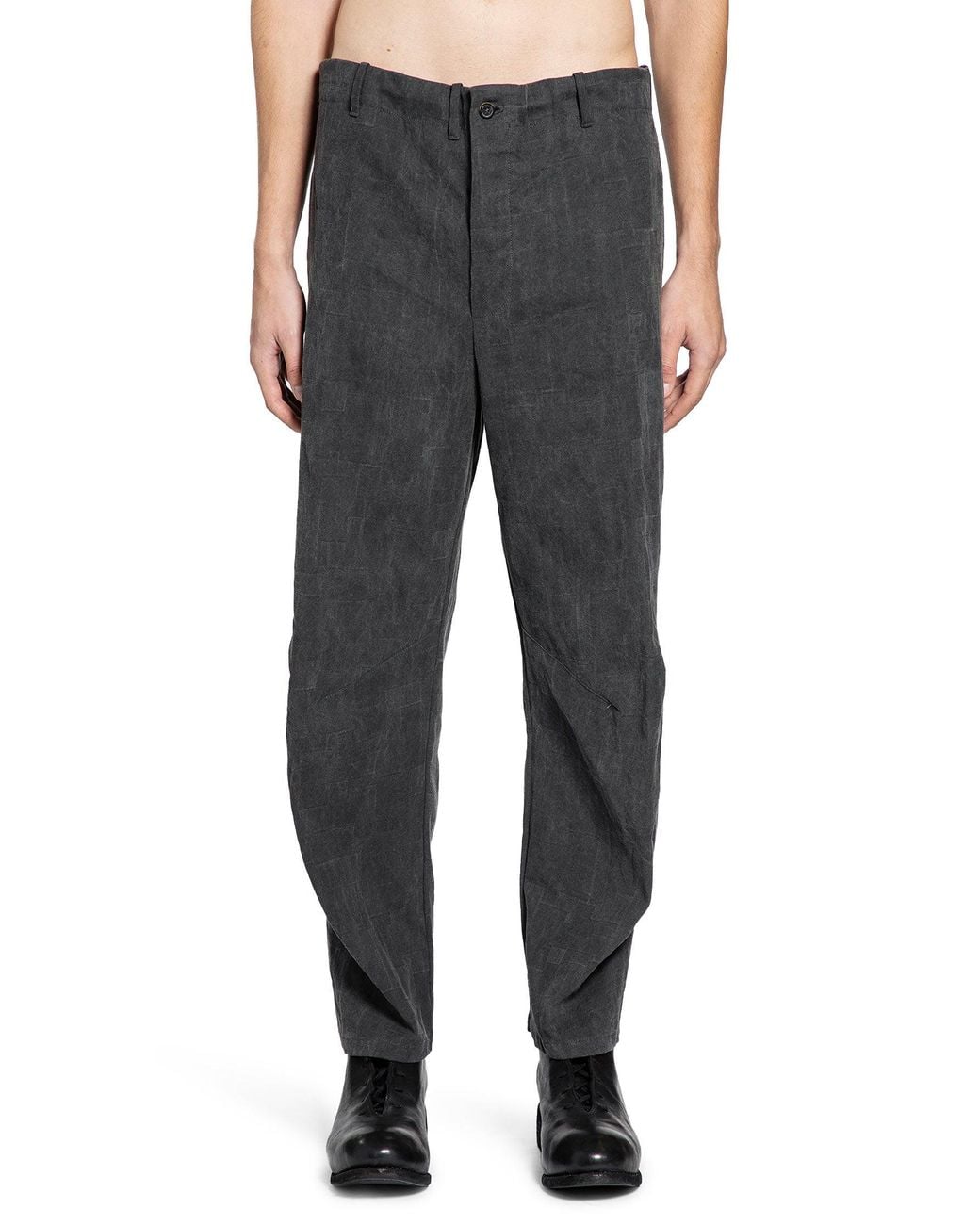 Forme D'expression Gray Arc Pants for men