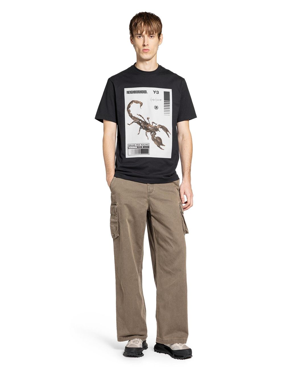 Y-3 Black Nhd Collaboration Graphic T-Shirt for men