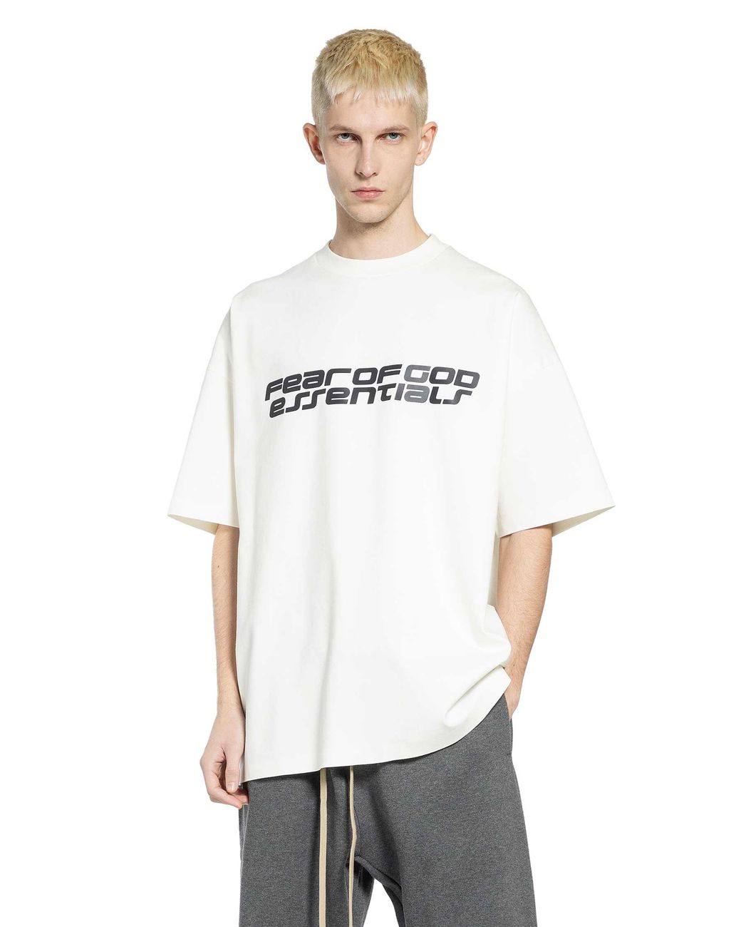 Fear Of God Essentials Graphic T-Shirt in White for Men | Lyst
