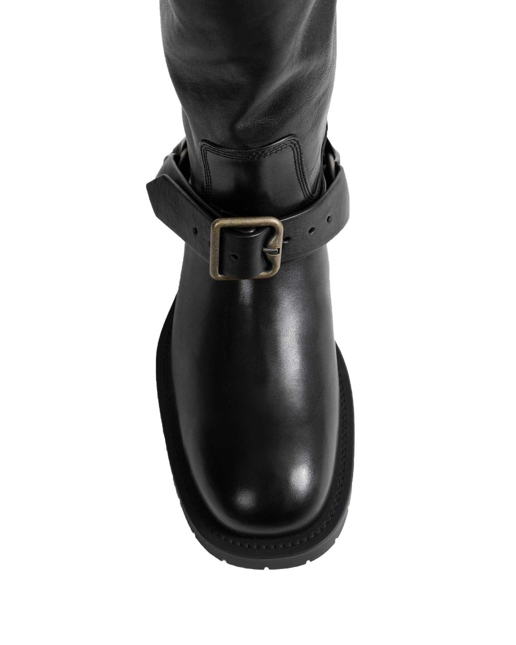 Burberry Black Soft Saddle Low Boots
